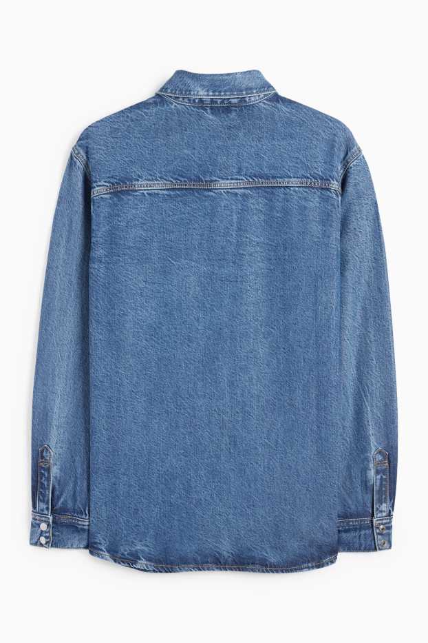 Femei - Bluză din denim - denim-albastru