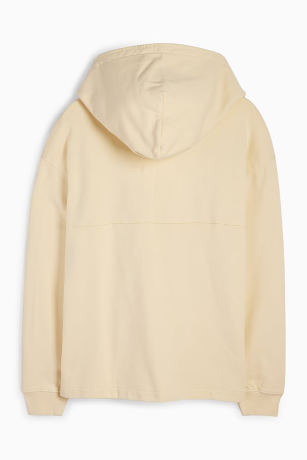 Heren - Hoodie - lichtgeel