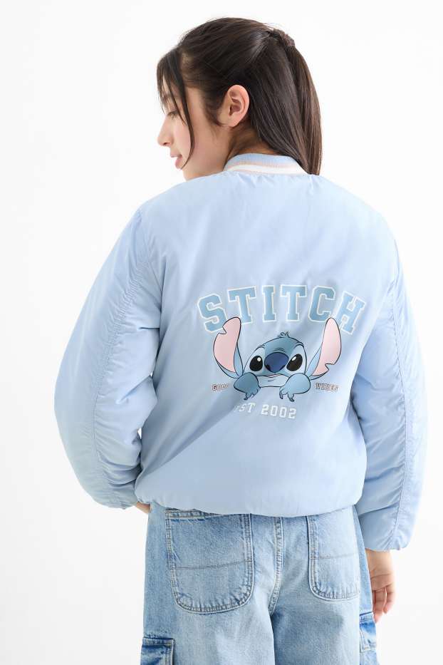 Copii - Fete - Lilo & Stitch - bluzon - albastru deschis