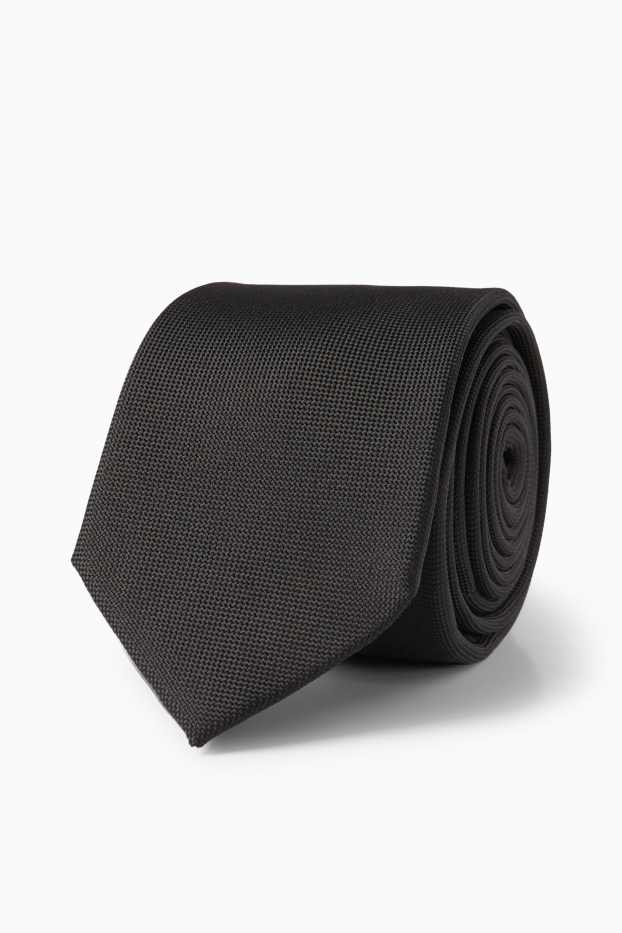 Bărbați - Cravată - negru