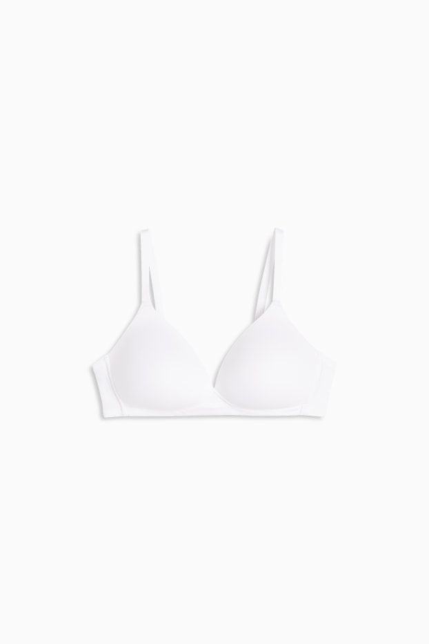 Femei - Sutien fără armătură - vătuit - LYCRA® - alb