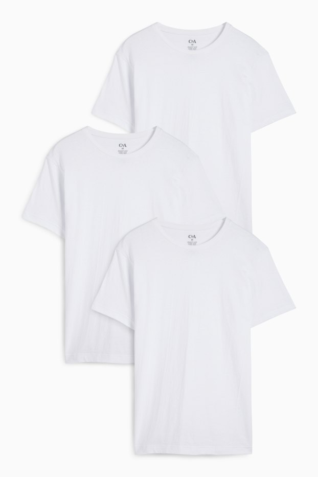 Men - Multipack of 3 - vest - seamless - white