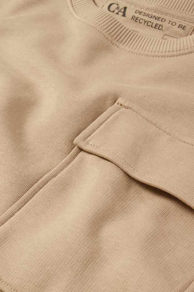 Heren - Sweatshirt - beige