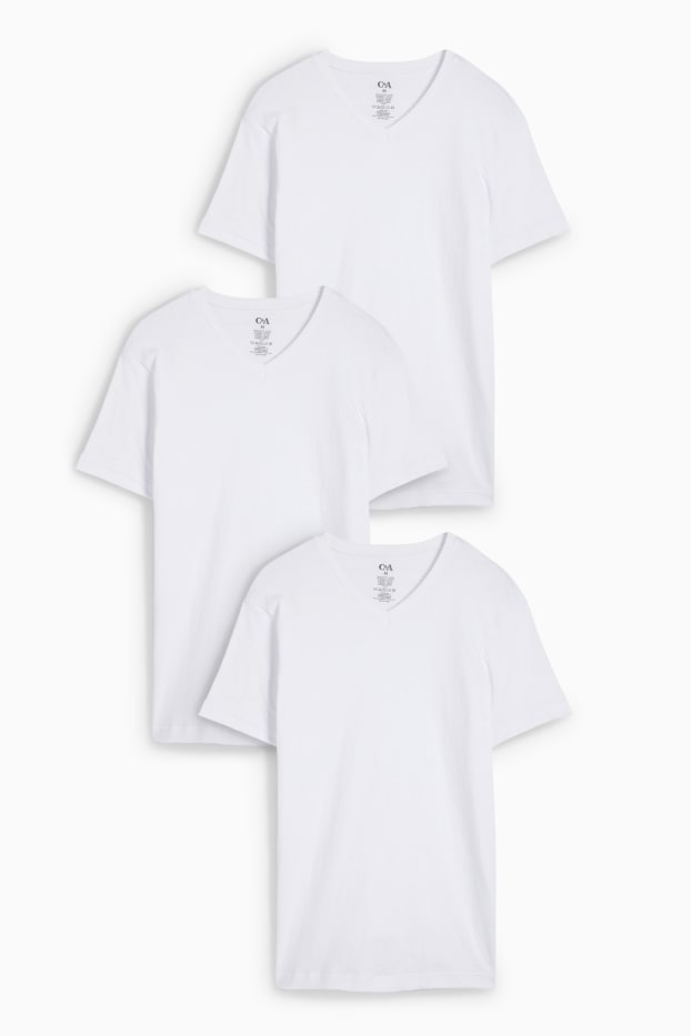 Men - Multipack of 3 - vest - white