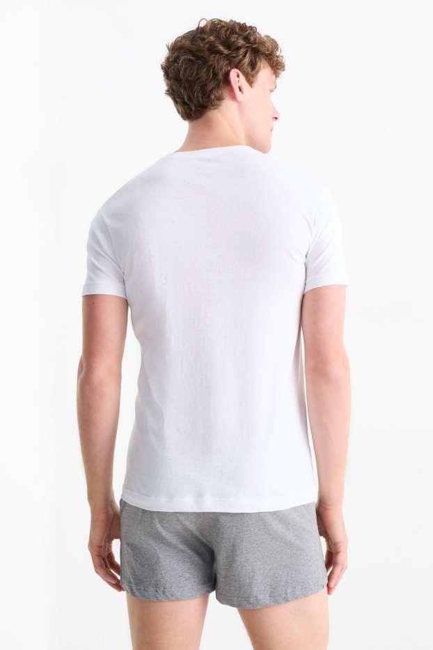 Men - Multipack of 3 - vest - white