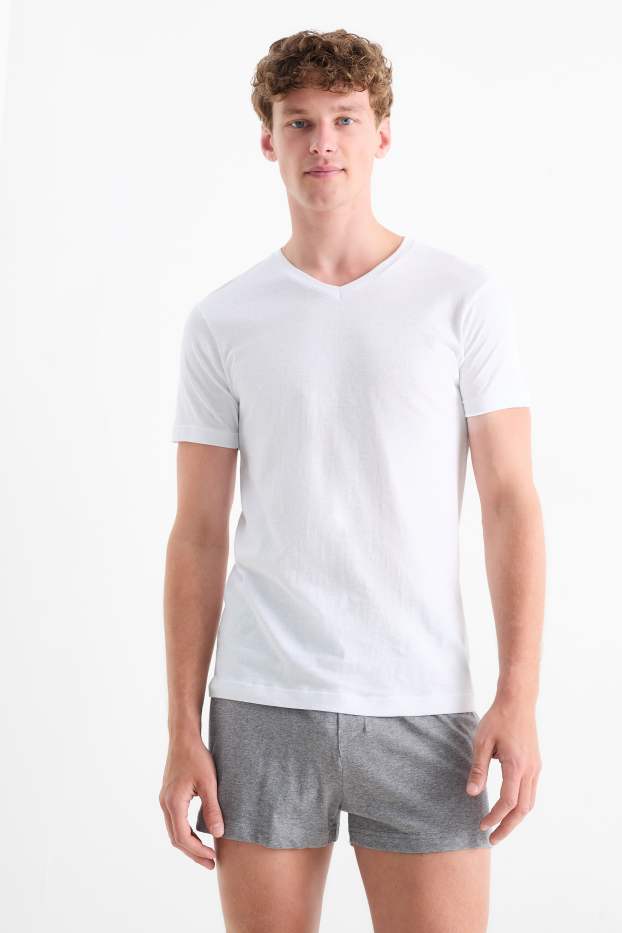 Men - Multipack of 3 - vest - white