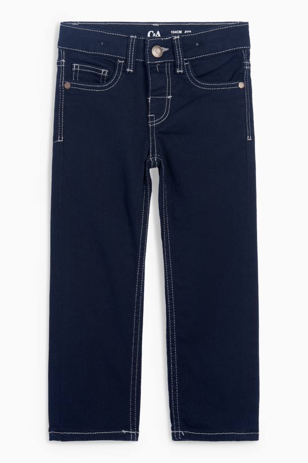 Copii - Băieți - Straight jeans - denim-albastru închis