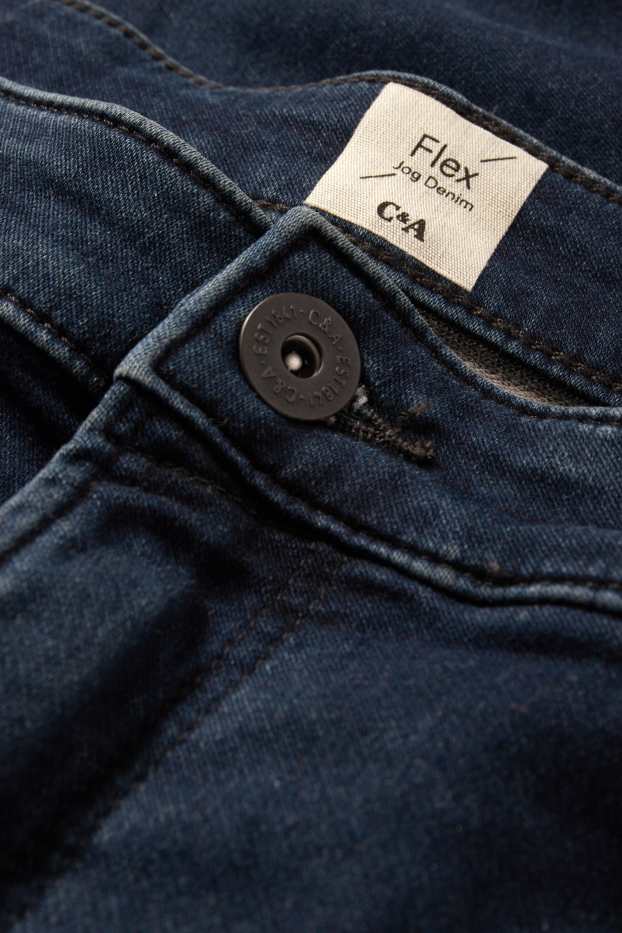 Bărbați - Straight jeans - jog denim - LYCRA® - denim-albastru închis