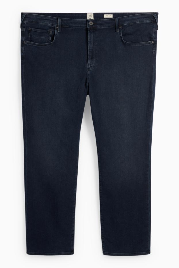 Bărbați - Straight jeans - jog denim - LYCRA® - denim-albastru închis
