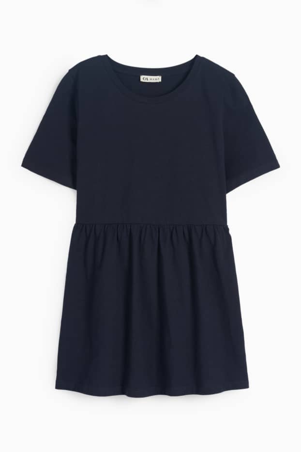 Femei - Tricou gravide - albastru închis