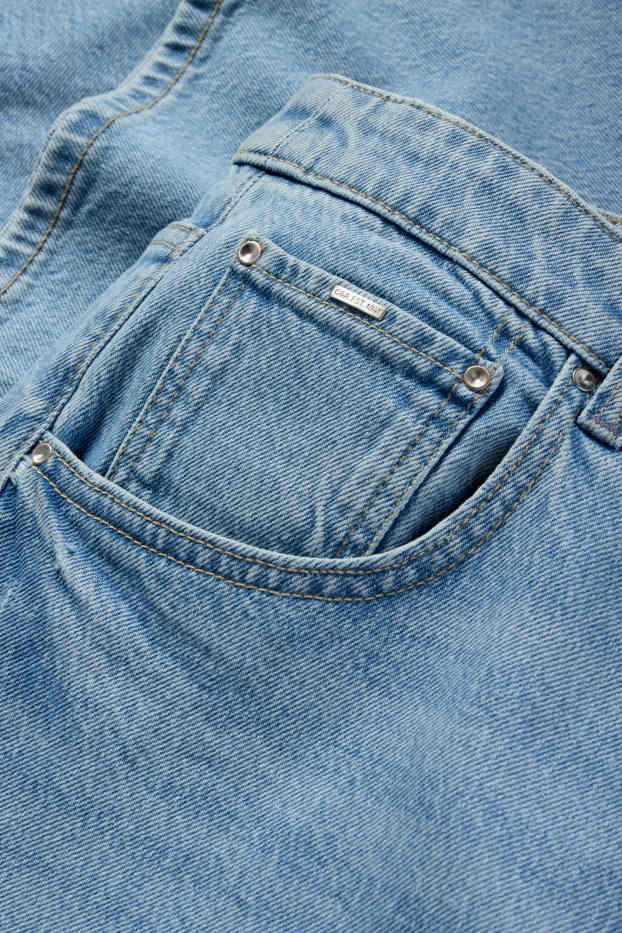 Femei - Wide leg jeans - talie înaltă - denim-albastru deschis