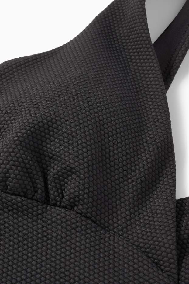 Femei - Costum de baie - vătuit - LYCRA® XTRA LIFE™ - structurat - negru