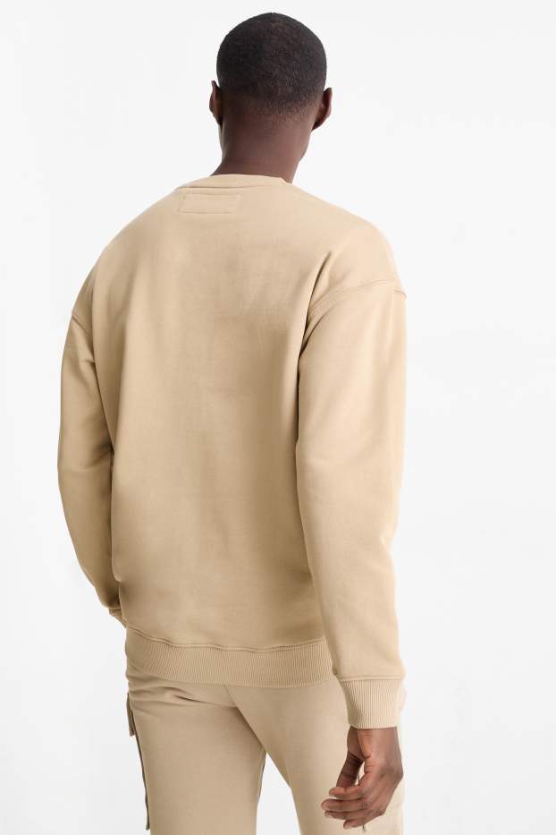 Heren - Sweatshirt - beige