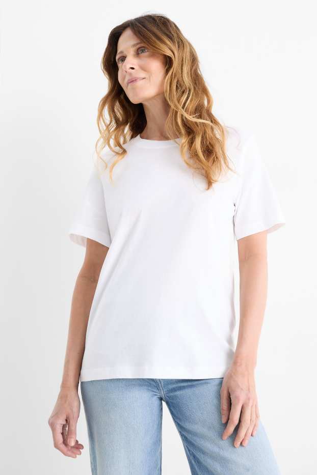 Femei - Tricou - regular fit - alb