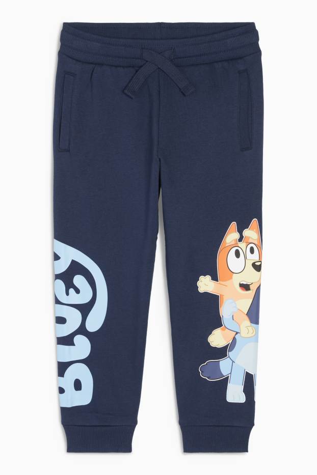 Copii - Băieți - Bluey - pantaloni de trening - albastru închis