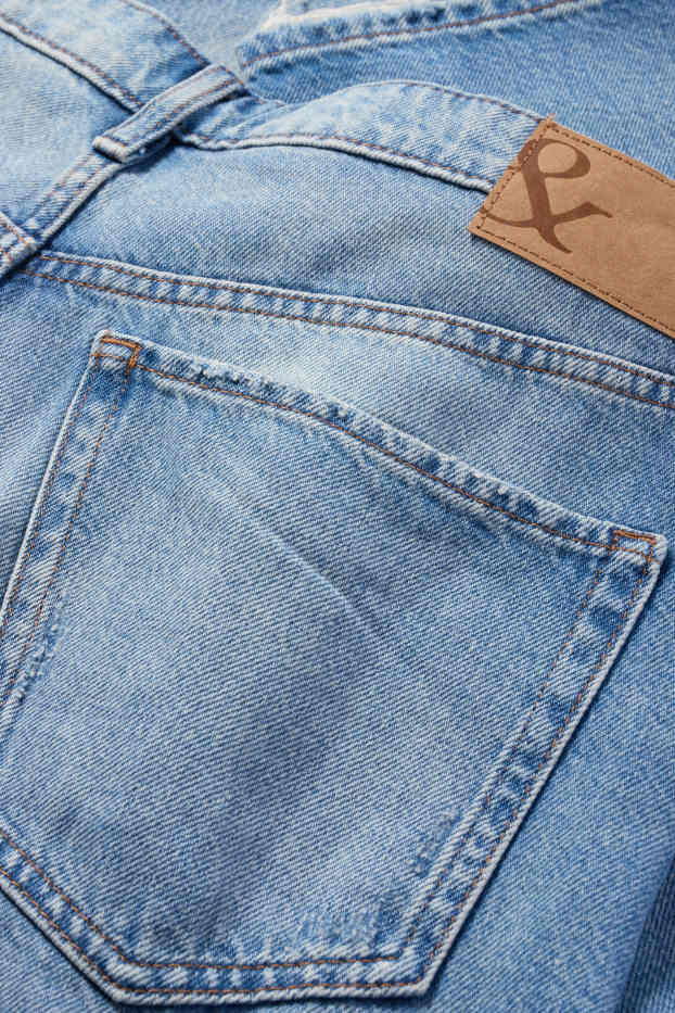 Bărbați - Relaxed tapered jeans - denim-albastru