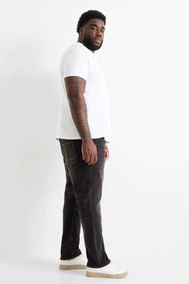 Bărbați - Slim jeans - jog denim - LYCRA® - negru