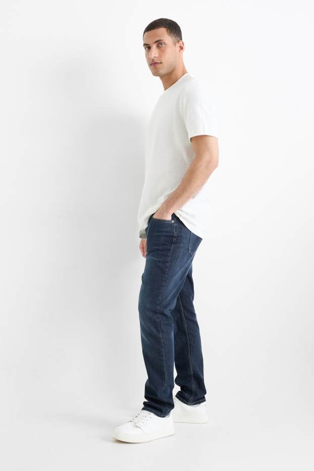 Bărbați - Slim jeans - LYCRA® - denim-albastru închis