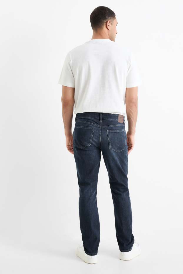 Bărbați - Slim jeans - LYCRA® - denim-albastru închis