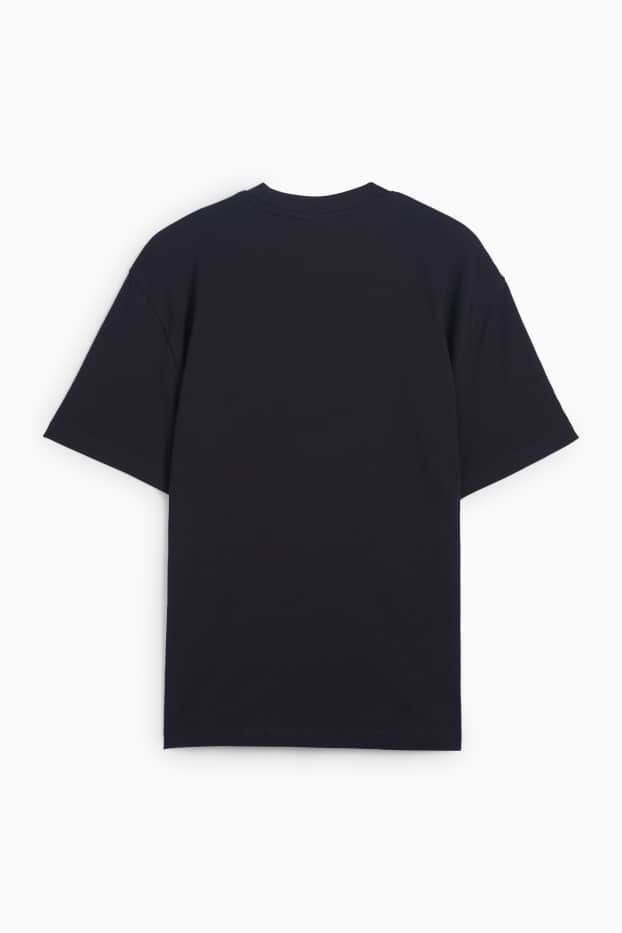 Bărbați - Tricou - relaxed fit - albastru închis