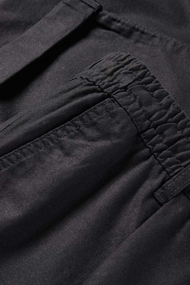 Bărbați - Chino - regular fit - negru