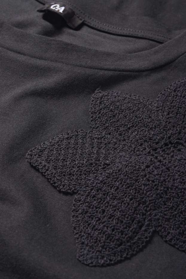 Femei - Tricou - regular fit - negru
