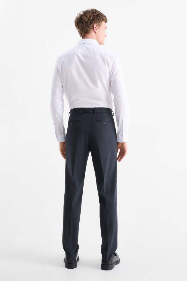 Bărbați - Pantaloni modulari - slim fit - Flex - LYCRA® - albastru închis