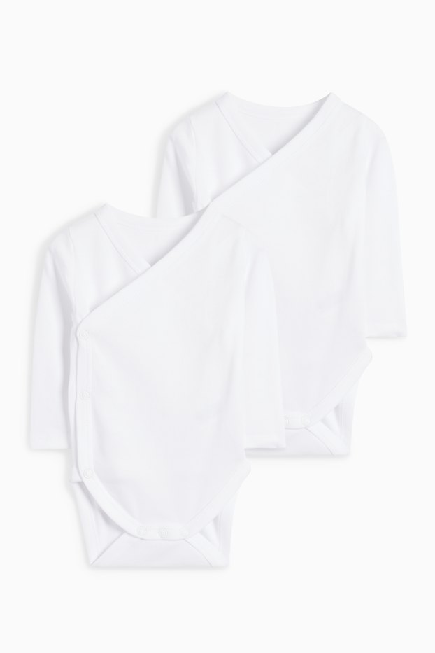 Unisex - Multipack 2 buc. - body petrecut bebeluși - alb