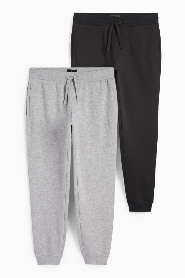 Bărbați - Multipack 2 perechi - pantaloni de trening - gri