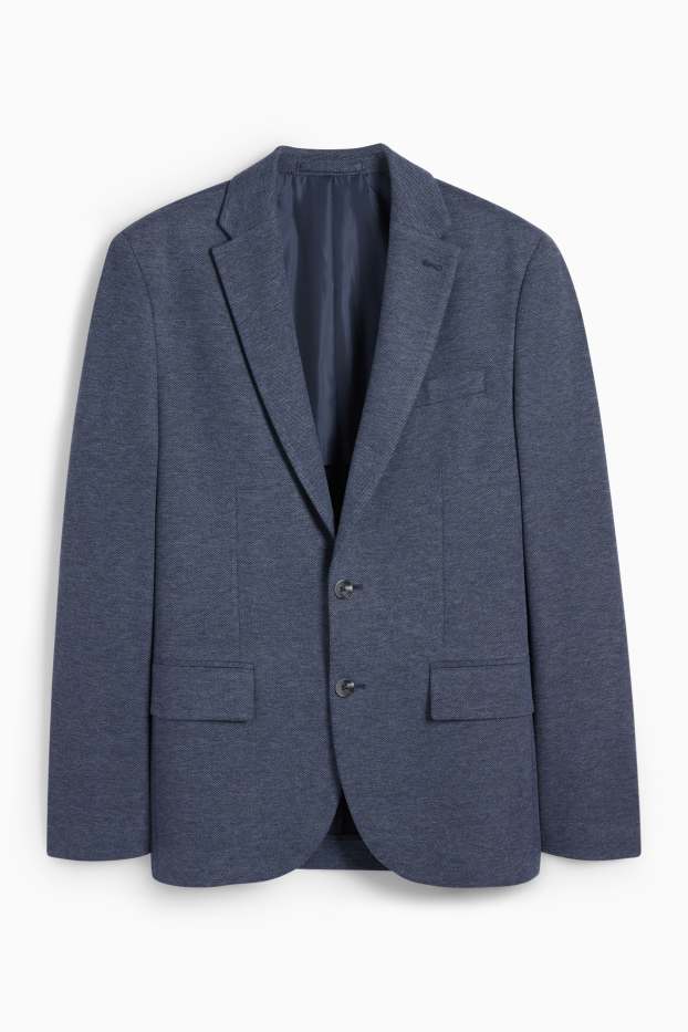 Bărbați - Sacou modular - slim fit - albastru închis
