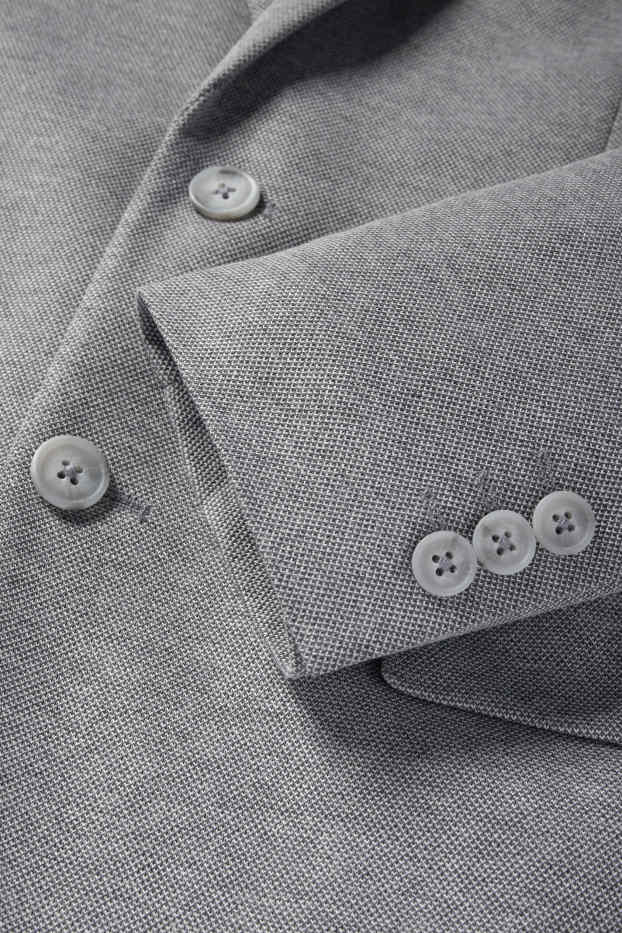 Bărbați - Sacou modular - slim fit - gri