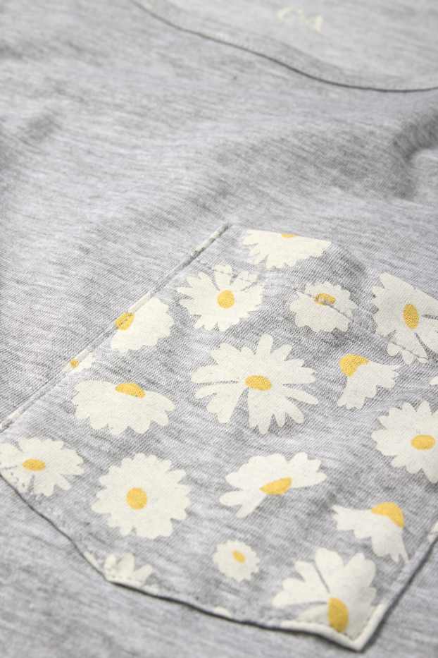 Women - Short pyjamas - light gray-melange