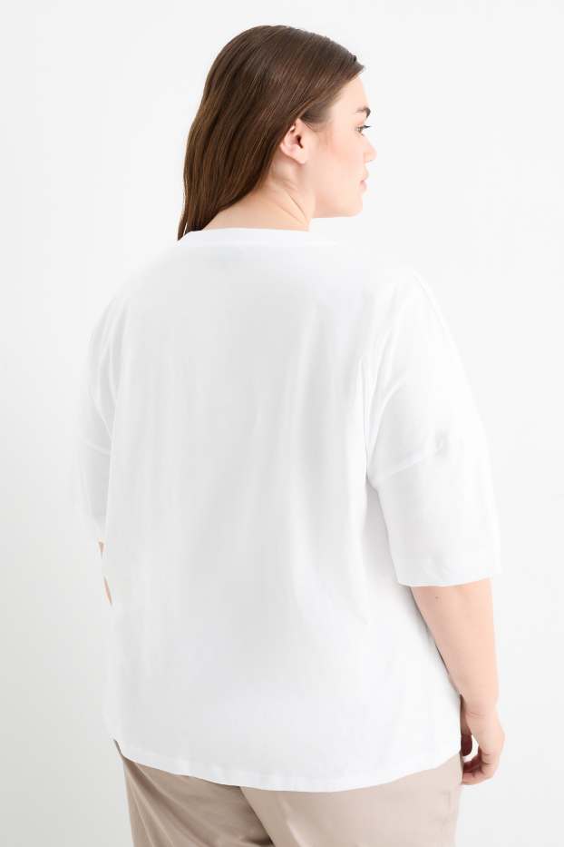 Femei - Tricou - regular fit  - alb