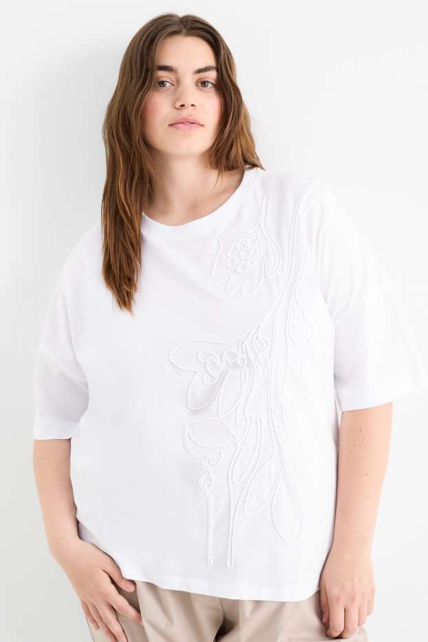 Femei - Tricou - regular fit  - alb