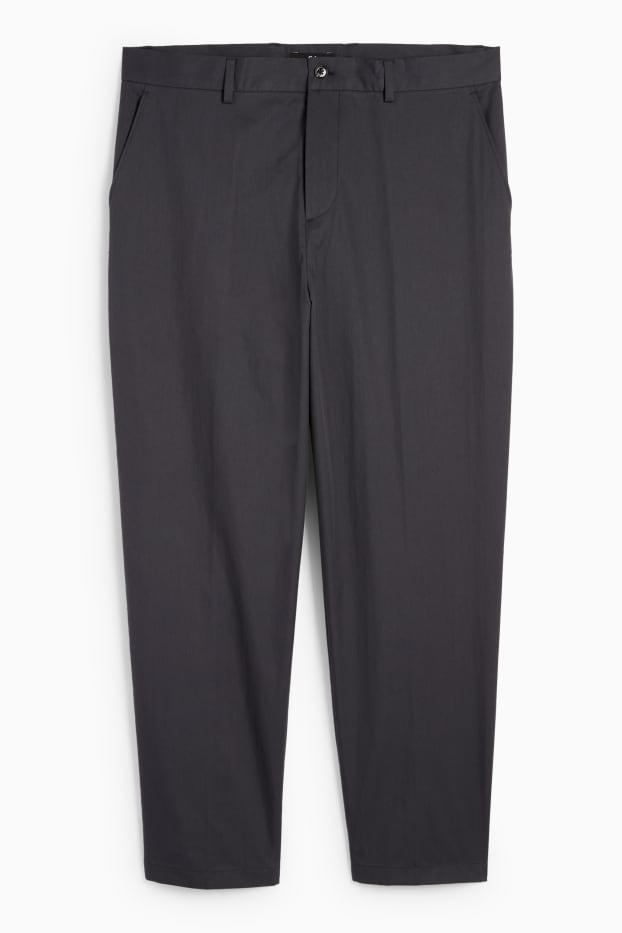 Bărbați - Pantaloni modulari - regular fit - gri închis