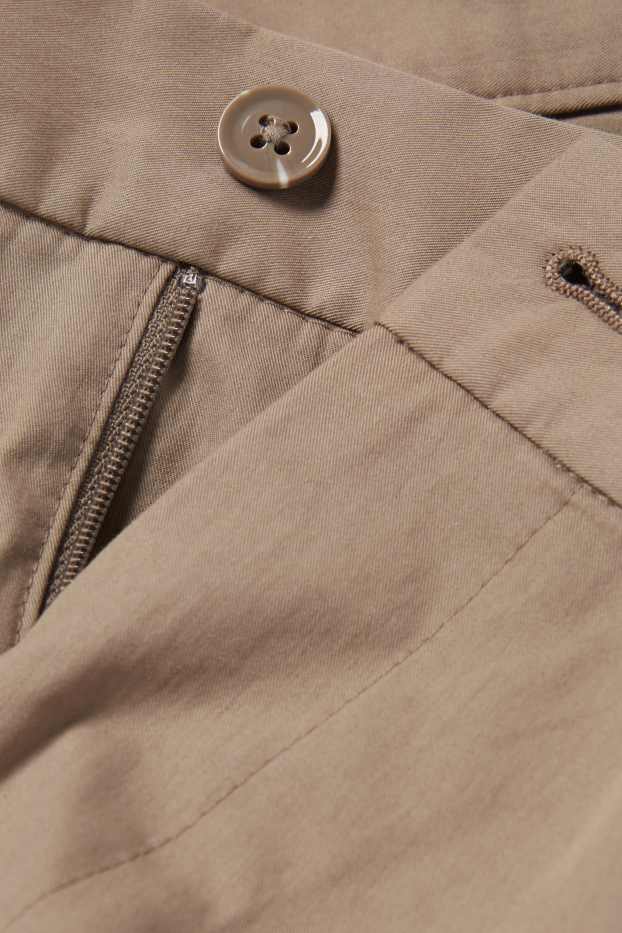 Bărbați - Pantaloni modulari - regular fit - maro deschis