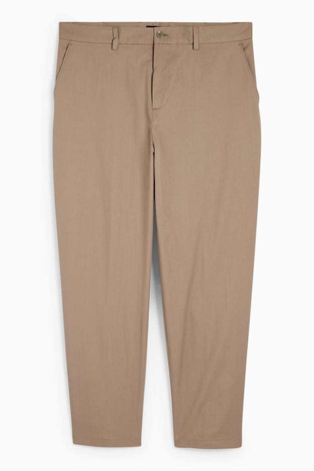 Bărbați - Pantaloni modulari - regular fit - maro deschis