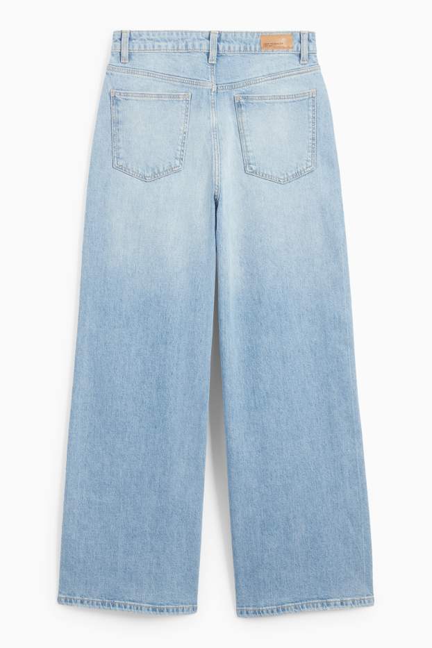 Copii - Fete - Wide leg jeans - denim-albastru deschis