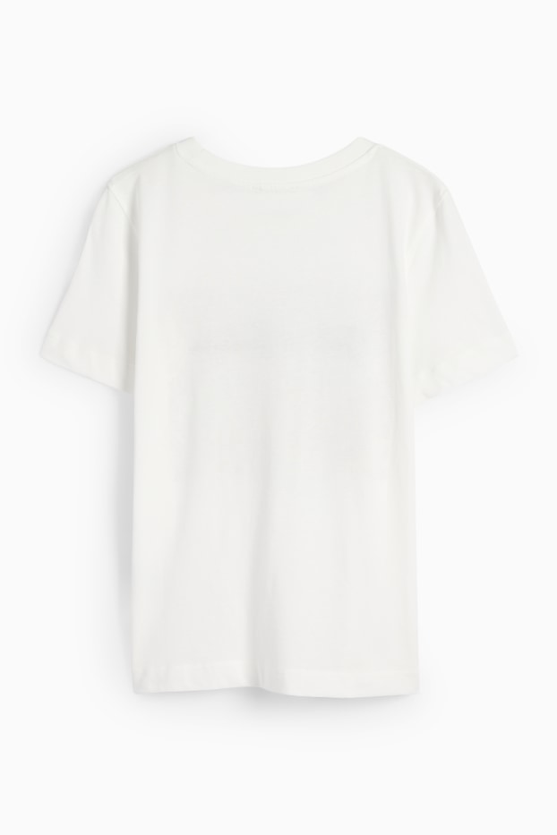 Dámské - Tričko - regular fit - bílá