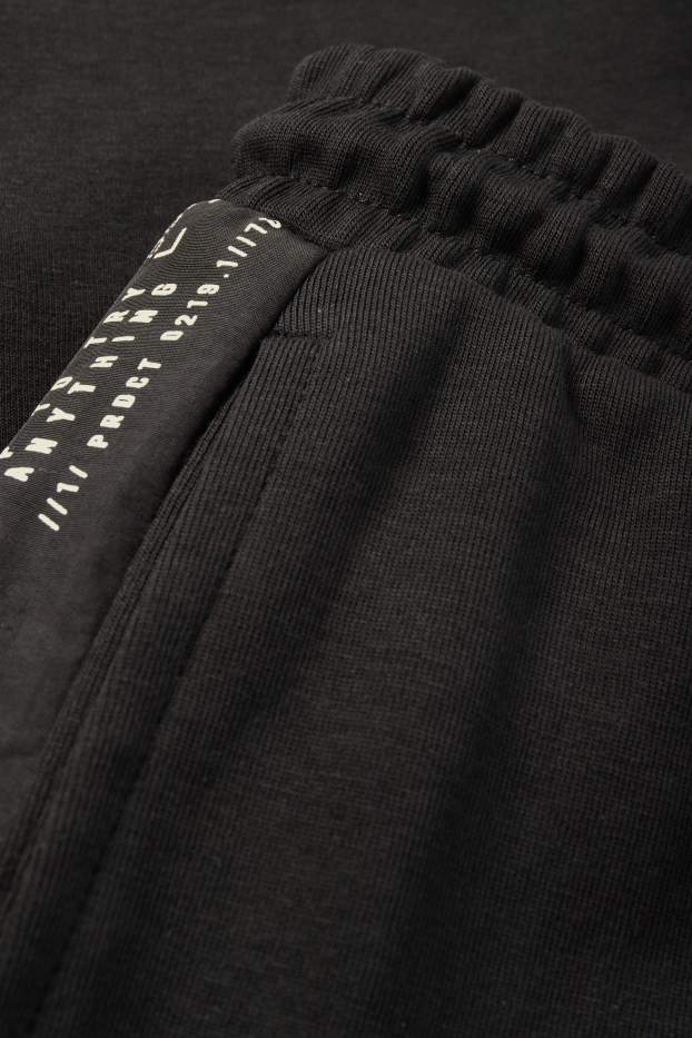 Copii - Băieți - Pantaloni scurți de trening - negru