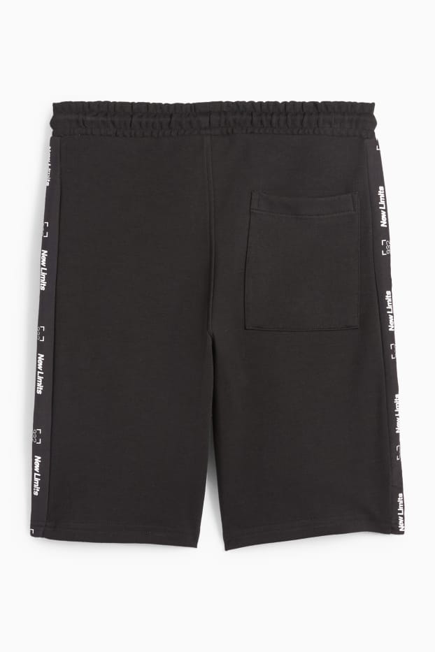 Copii - Băieți - Pantaloni scurți de trening - negru