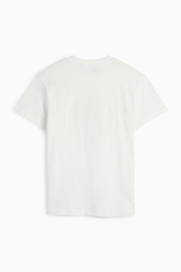 Copii - Băieți - Baschet - tricou cu mânecă scurtă - alb