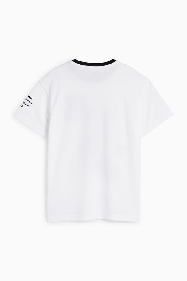 Copii - Băieți - Încălțăminte sport - tricou funcțional - alb