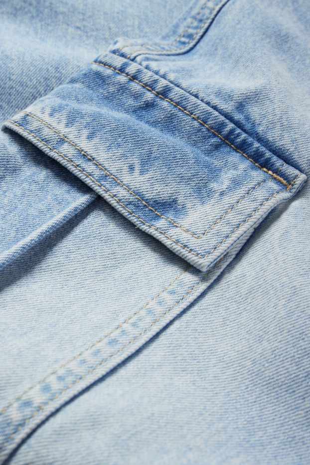 Copii - Băieți - Cargo jeans - denim-albastru deschis