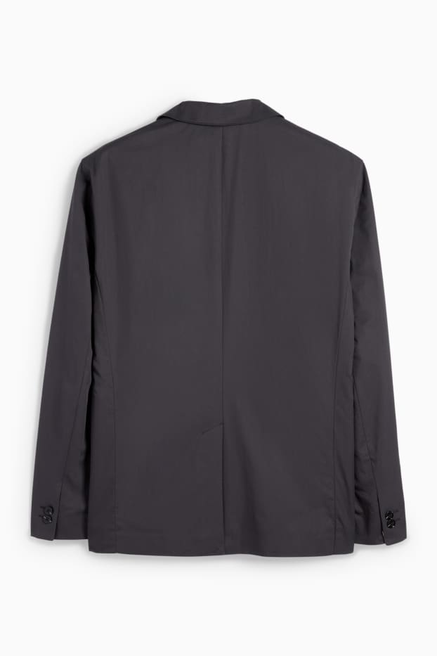 Bărbați - Sacou modular - regular fit - gri închis