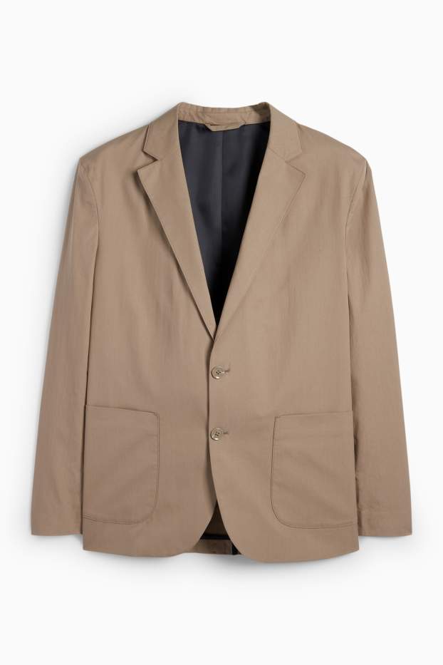 Bărbați - Sacou modular - regular fit - taupe