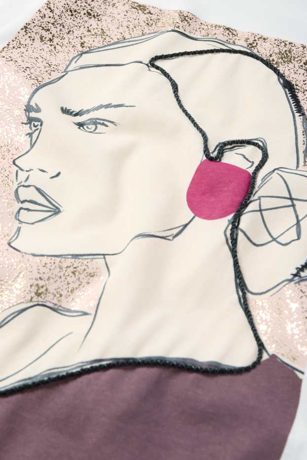 Dámské - Tričko - regular fit - bílá