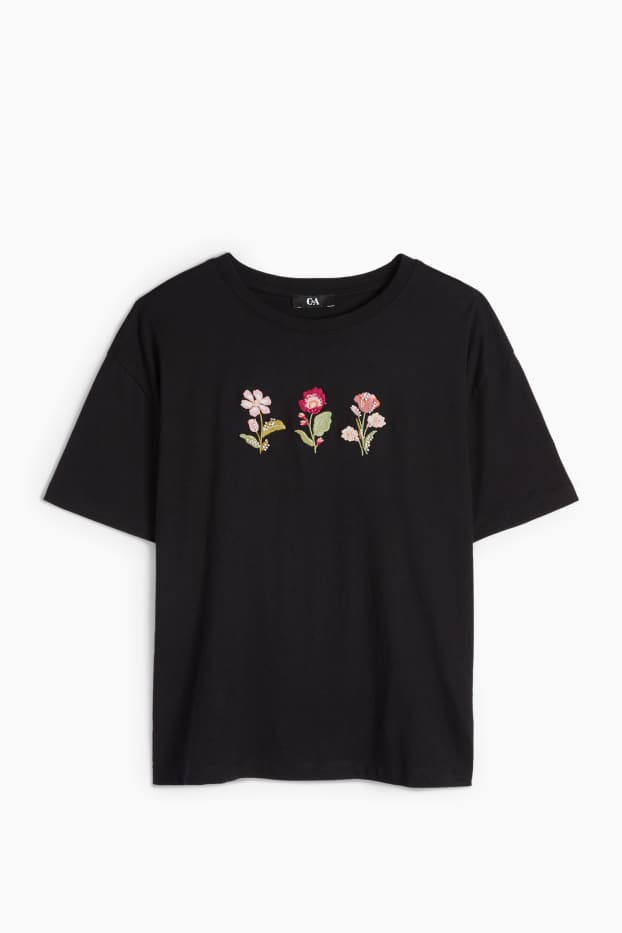 Femei - Tricou - regular fit - negru