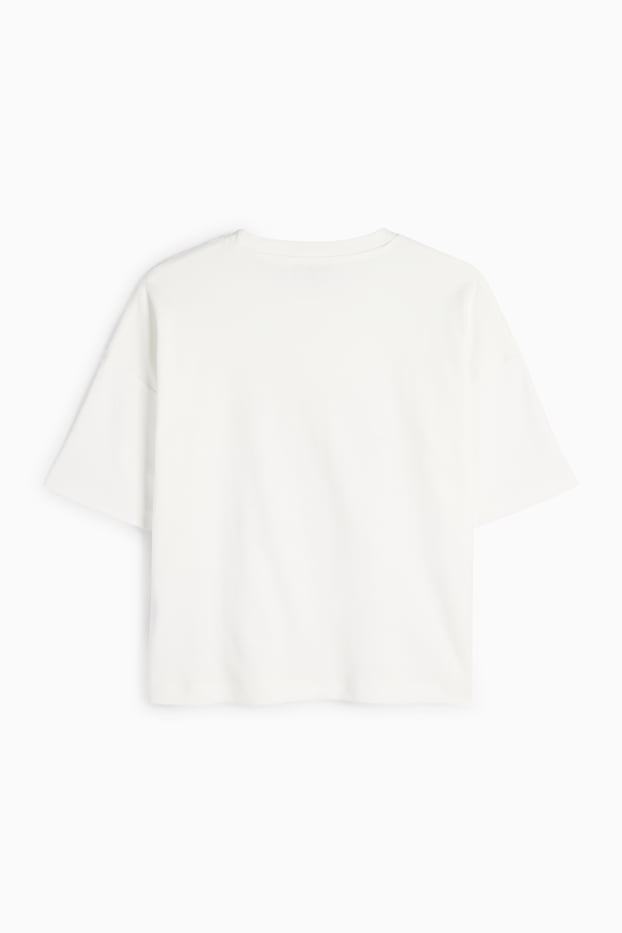 Women - T-shirt - regular fit - white