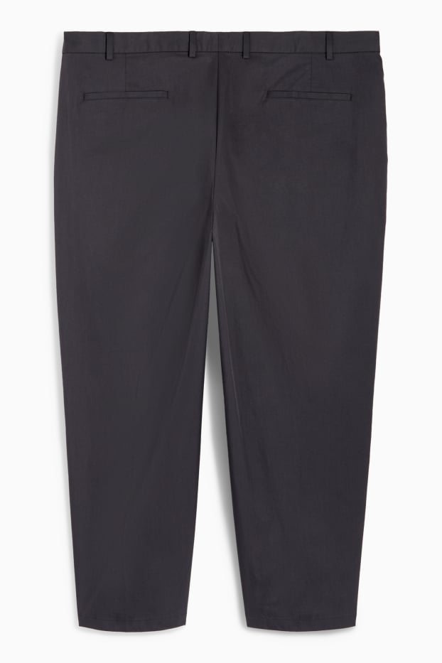 Bărbați - Pantaloni modulari - regular fit - gri închis